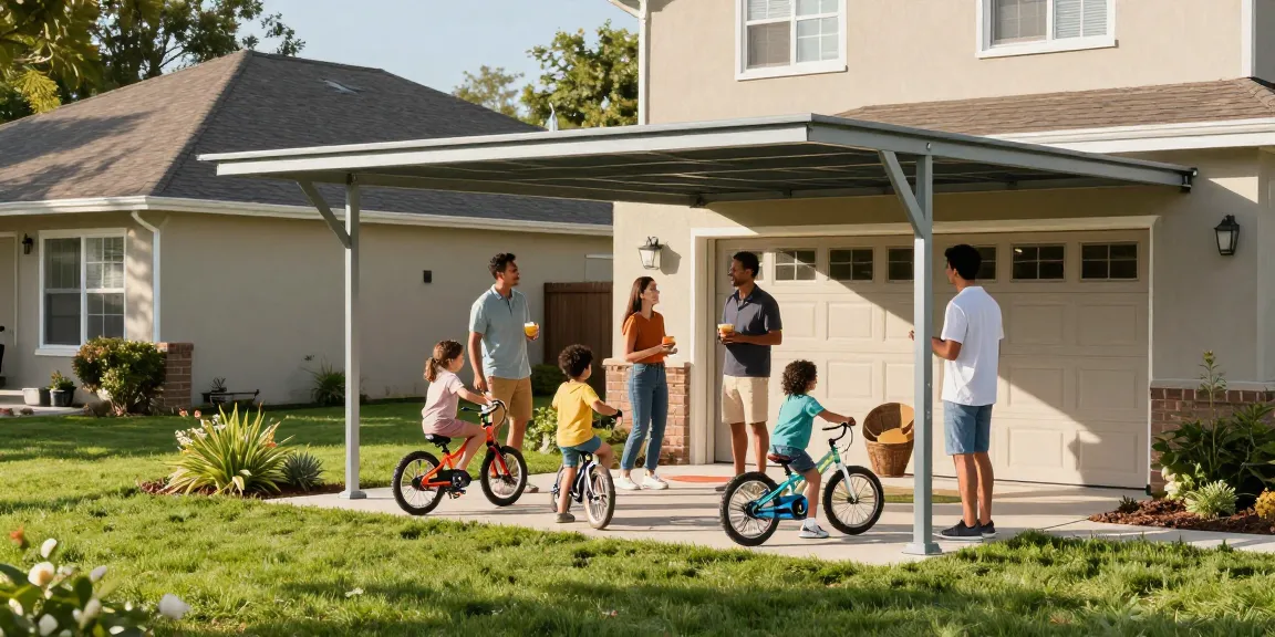 Wie man 2026 mit einem Carport Zeit und Geld spart